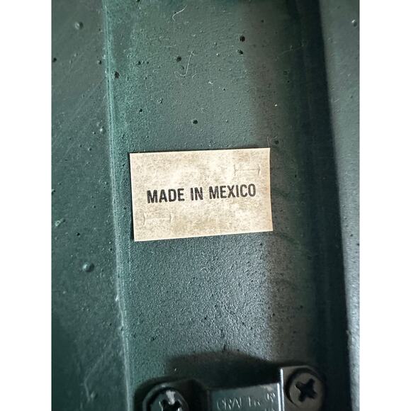 Vintage Wall Sconce Corbel Shelf solid wood Mexico blue burgundy 11x5” drape - Picture 12 of 16